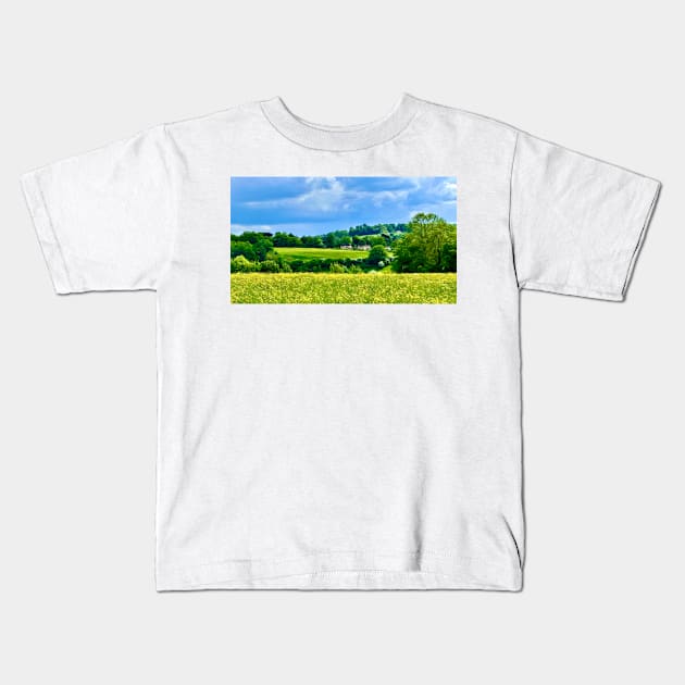 Rolling Hills in the Countryside Kids T-Shirt by Pamela Storch